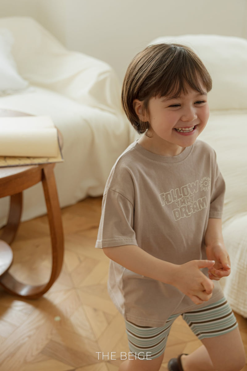 The Beige - Korean Baby Fashion - #onlinebabyboutique - Solid Short Sleeved Tee - 11