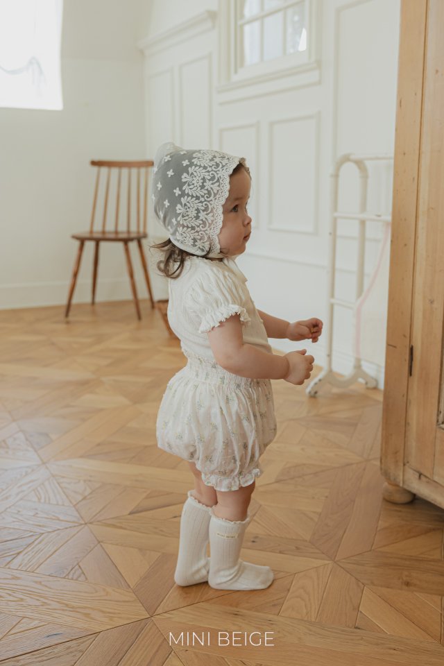 The Beige - Korean Baby Fashion - #onlinebabyboutique - 25 Shirred Bloomers