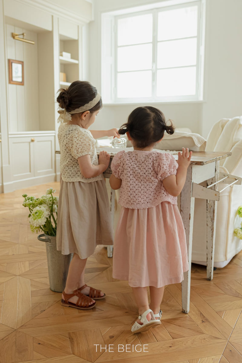 The Beige - Korean Baby Fashion - #onlinebabyshop - Puff Short Sleeved Cardigan - 8