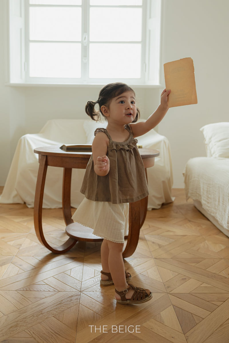 The Beige - Korean Baby Fashion - #onlinebabyshop - Lace Skirt Pants - 7