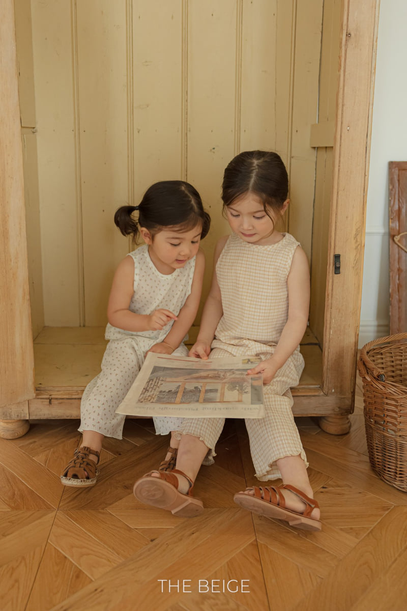 The Beige - Korean Baby Fashion - #onlinebabyshop - Pleated Set - 10