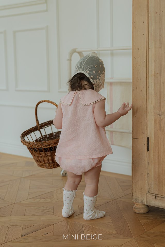 The Beige - Korean Baby Fashion - #onlinebabyshop - Small Check Bloomers - 5