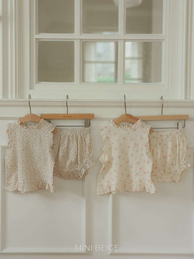 The Beige - Korean Baby Fashion - #onlinebabyshop - 25 Frill Open Blouse Set - 12