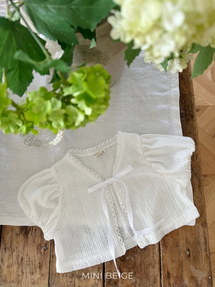 The Beige - Korean Baby Fashion - #onlinebabyshop - Bolero Cardigan - 11