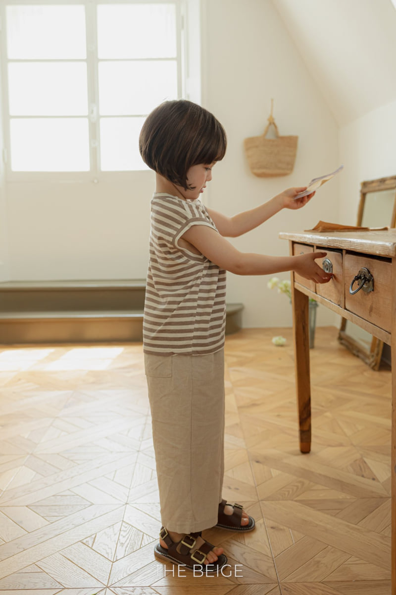 The Beige - Korean Baby Fashion - #smilingbaby - Stripe Sleeveless - 9