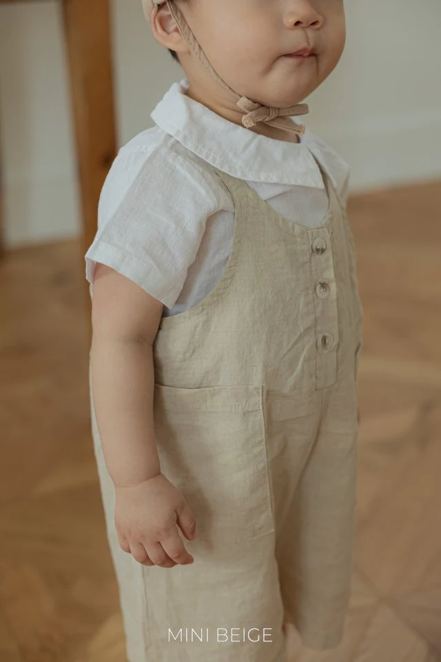 The Beige - Korean Baby Fashion - #smilingbaby - 25 Pocket Overalls Suit - 5