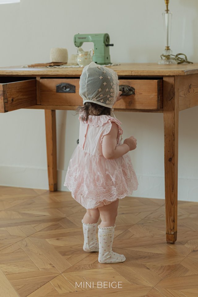 The Beige - Korean Baby Fashion - #smilingbaby - Lace Skirt Suit - 2