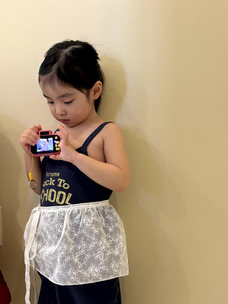 The Pepper - Korean Children Fashion - #prettylittlegirls - Flower Apron - 4