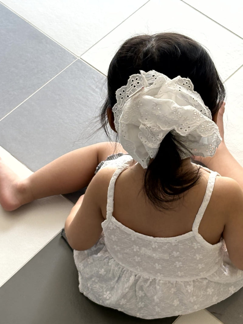 The Pepper - Korean Children Fashion - #childofig - Lace Scrunchie - 4