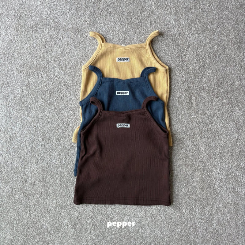 The Pepper - Korean Children Fashion - #childofig - Rib Sleeveless
