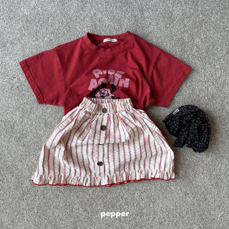 The Pepper - Korean Children Fashion - #childofig - Lala Button Skirt - 10
