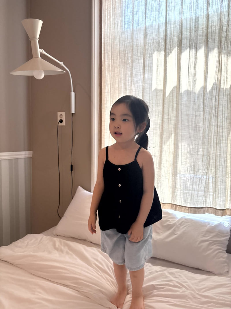 The Pepper - Korean Children Fashion - #childrensboutique - Flower Embroidery Sleeveless Blouse - 7