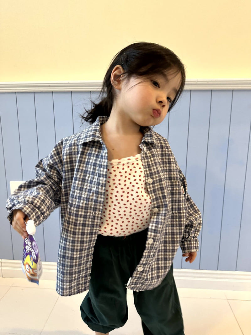 The Pepper - Korean Children Fashion - #fashionkids - Strawberry Flower Sleeveless - 5