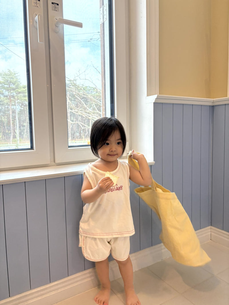 The Pepper - Korean Children Fashion - #kidsshorts - Im Stitch Set - 2