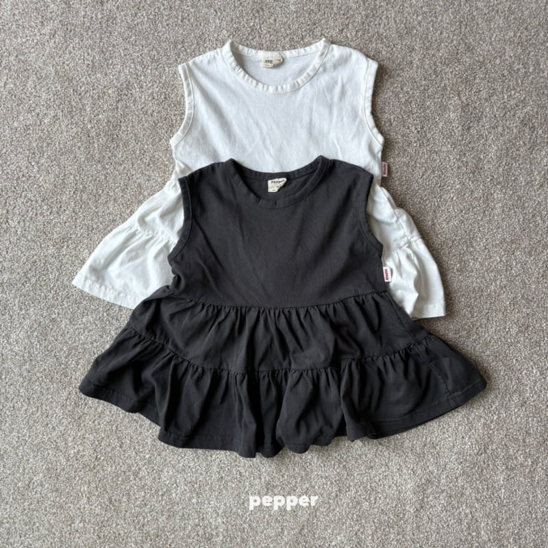 The Pepper - Korean Children Fashion - #kidsstore - Cancan Sleeveless Tee