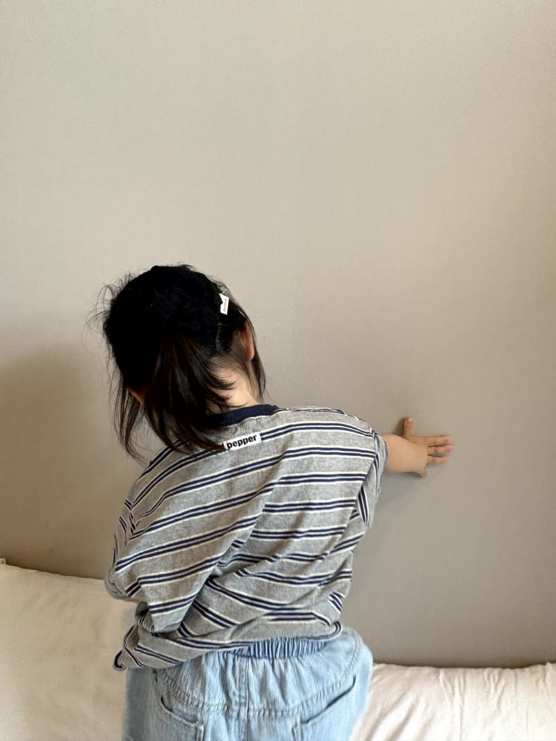 The Pepper - Korean Children Fashion - #kidzfashiontrend - Stripe Tee - 2