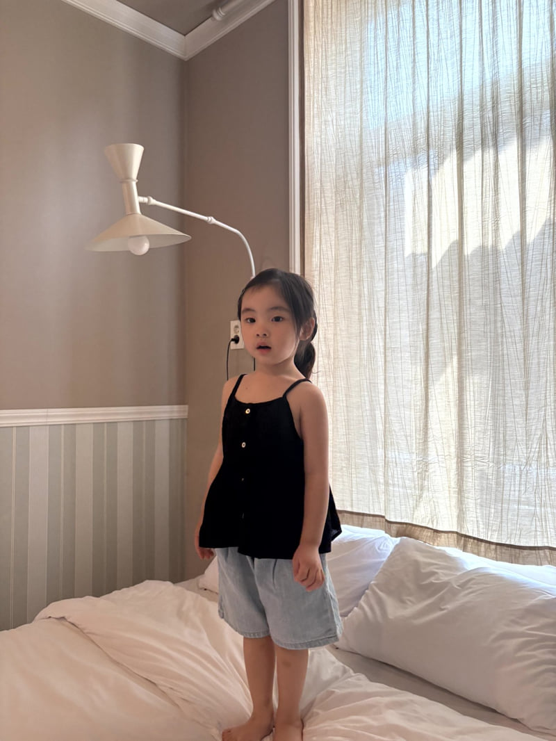 The Pepper - Korean Children Fashion - #minifashionista - Flower Embroidery Sleeveless Blouse - 3