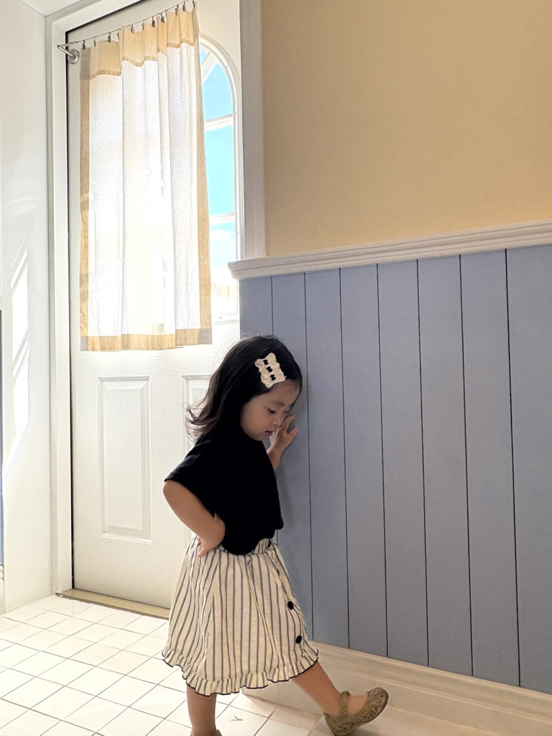 The Pepper - Korean Children Fashion - #minifashionista - Fine X Short Sleeve Tee - 7