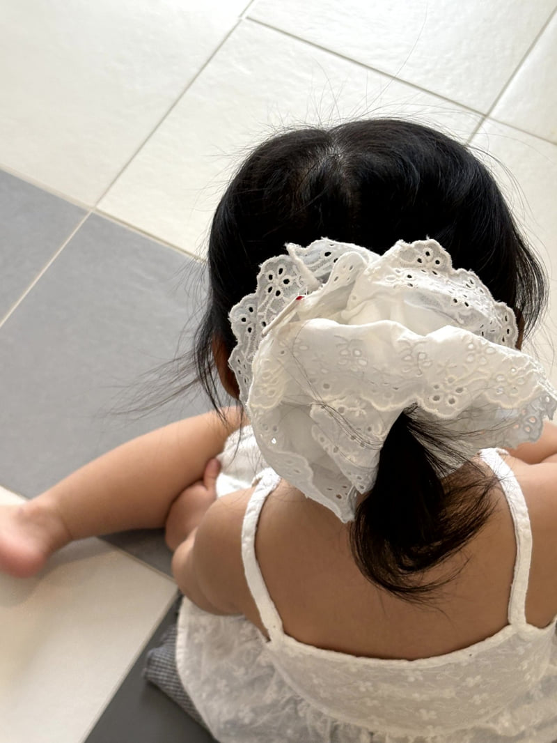 The Pepper - Korean Children Fashion - #prettylittlegirls - Lace Scrunchie - 2