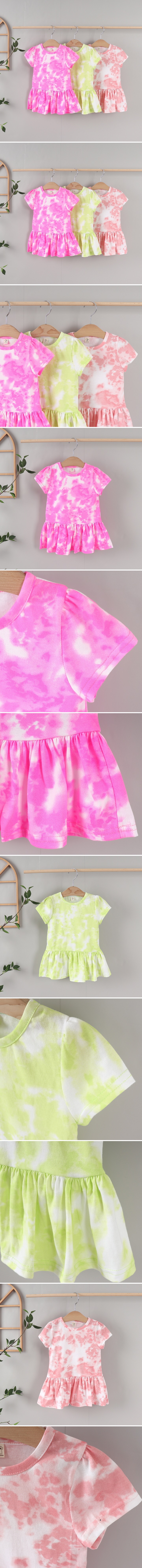 Tony - Korean Children Fashion - #Kfashion4kids - Water Dye Dress 2