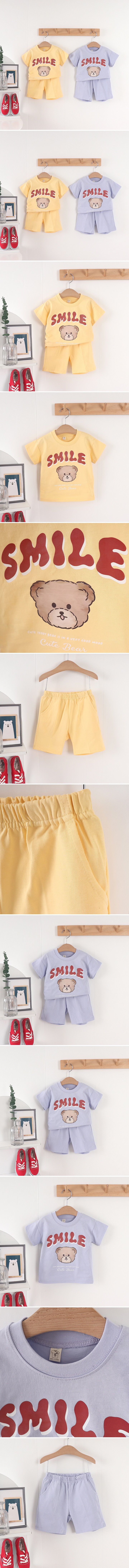 Tony - Korean Children Fashion - #childrensboutique - Smile Bay Top Bottom Set