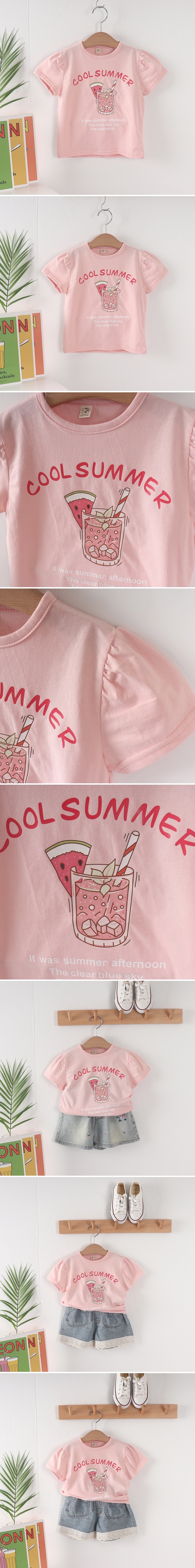 Tony - Korean Children Fashion - #minifashionista - Watermelon Ade Tee