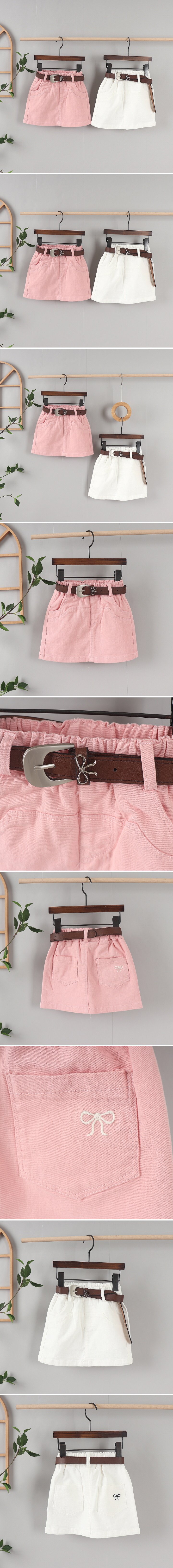 Tony - Korean Children Fashion - #stylishchildhood - Ribbon Skirt