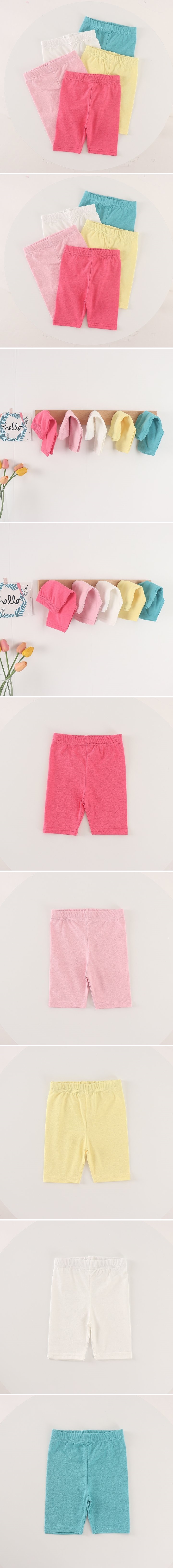 Tony - Korean Children Fashion - #todddlerfashion - Half Leggings  