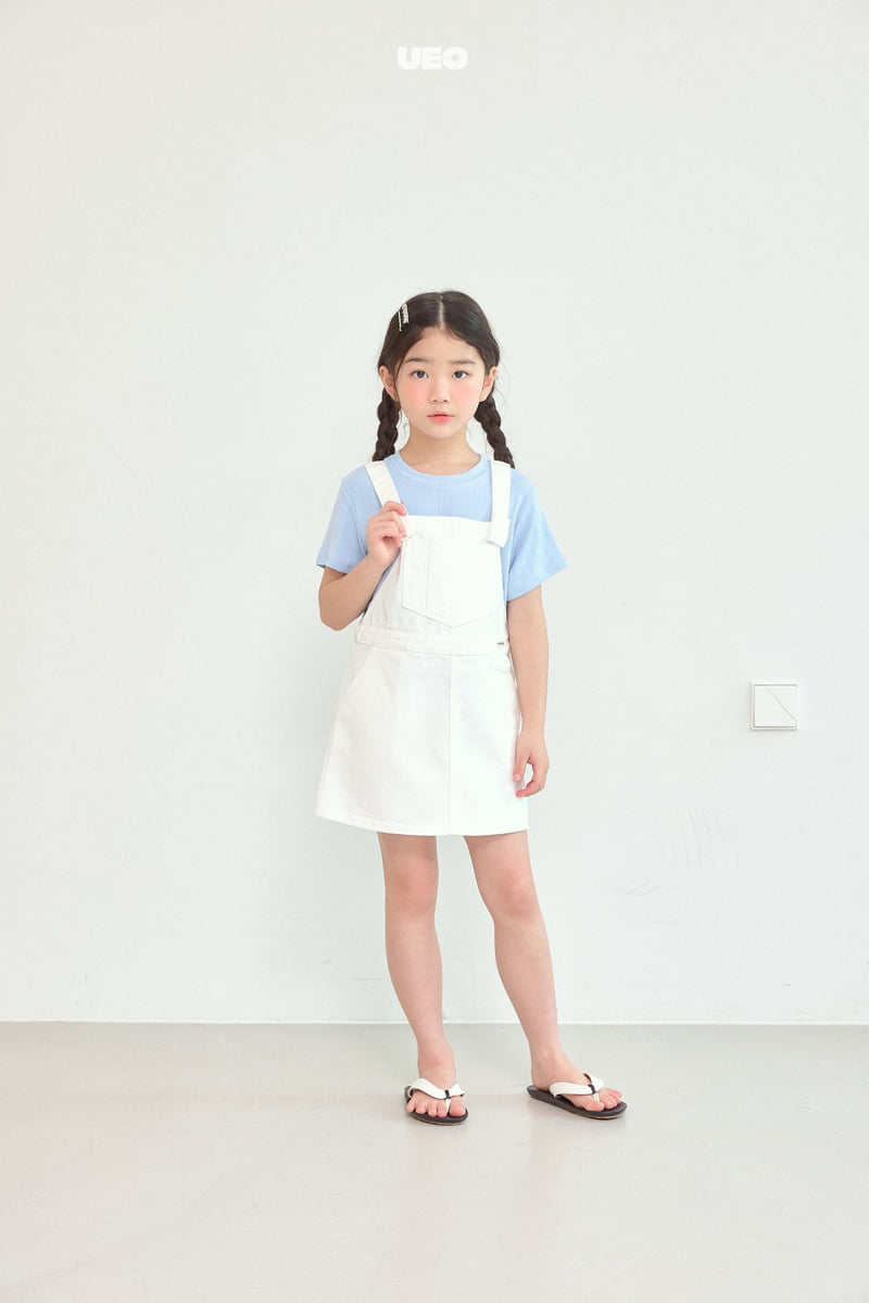 U Eo - Korean Children Fashion - #childofig - Fresh Overalls Skirt - 10