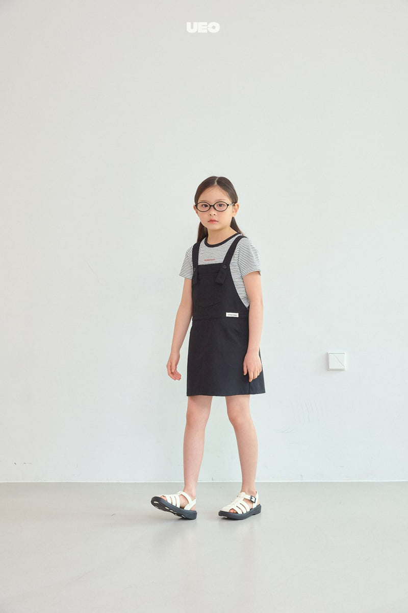 U Eo - Korean Children Fashion - #childrensboutique - Fresh Overalls Skirt - 11