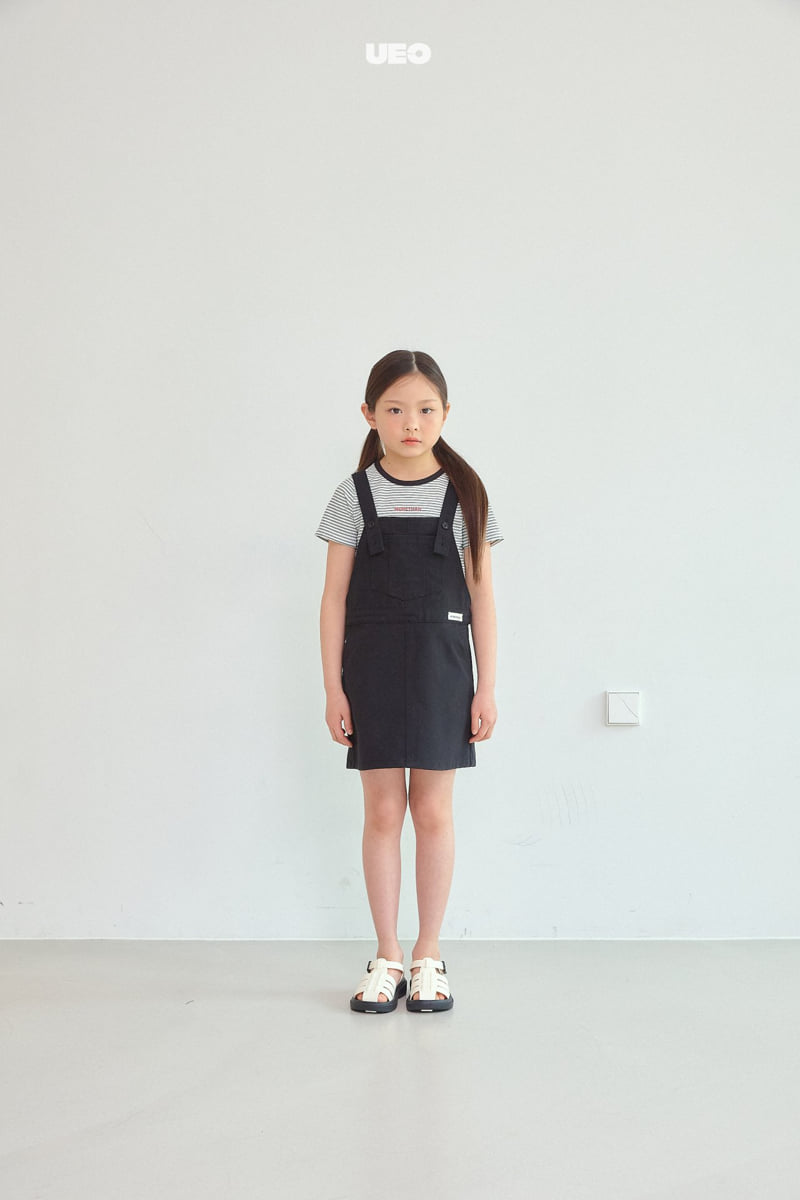 U Eo - Korean Children Fashion - #designkidswear - Fresh Overalls Skirt - 12
