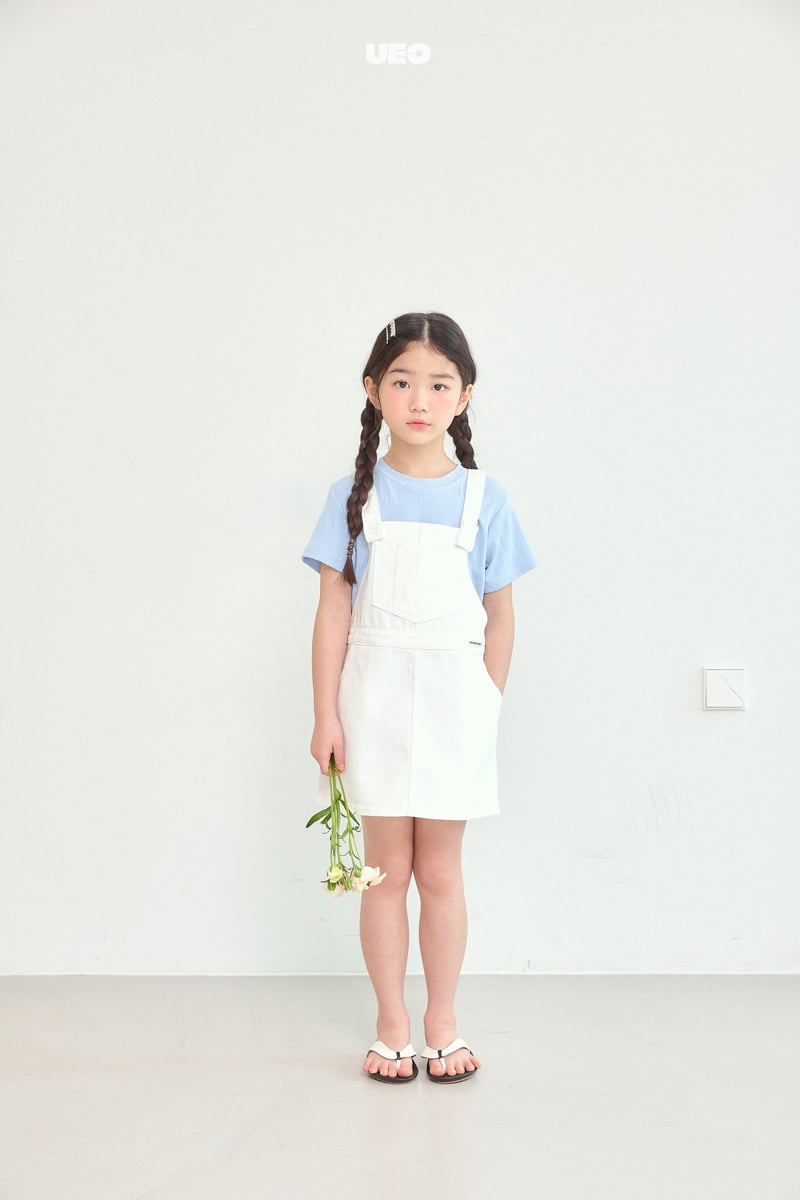 U Eo - Korean Children Fashion - #kidsshorts - Fresh Overalls Skirt