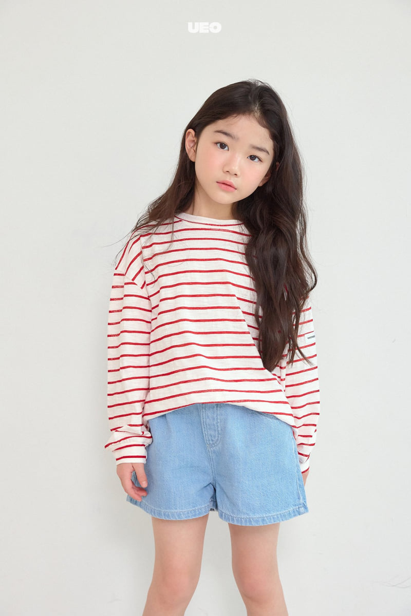 U Eo - Korean Children Fashion - #kidsshorts - Water Denim Pants - 7