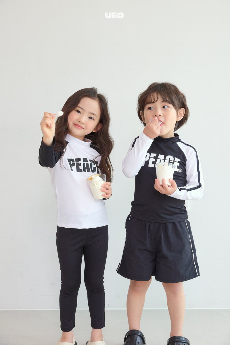 U Eo - Korean Children Fashion - #kidsstore - Aqua Leggings - 9
