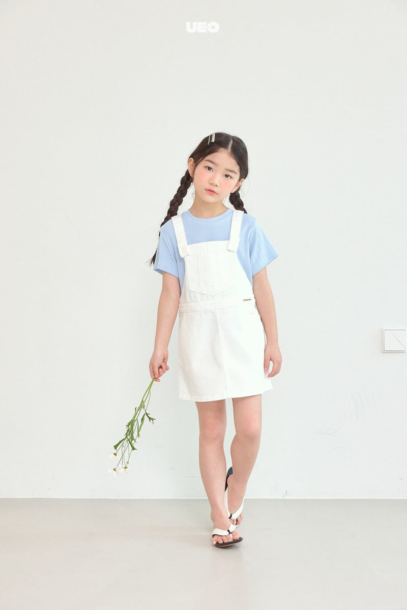 U Eo - Korean Children Fashion - #kidzfashiontrend - Fresh Overalls Skirt - 3