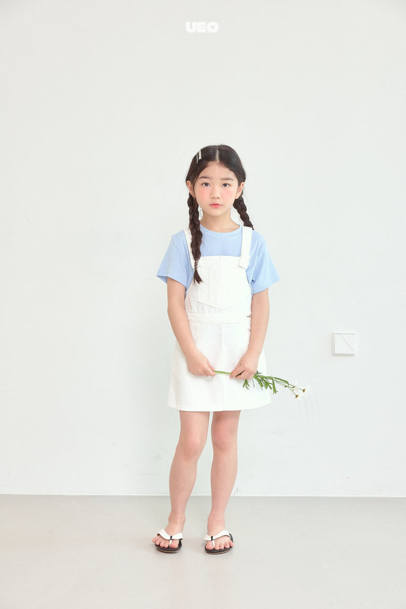 U Eo - Korean Children Fashion - #littlefashionista - Fresh Overalls Skirt - 5
