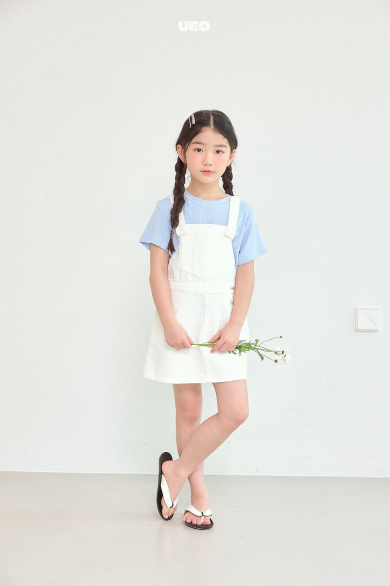 U Eo - Korean Children Fashion - #magicofchildhood - Fresh Overalls Skirt - 6