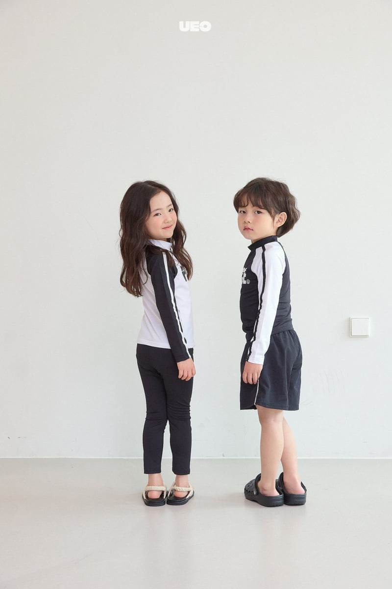 U Eo - Korean Children Fashion - #toddlerclothing - Piece Rash Guard - 12