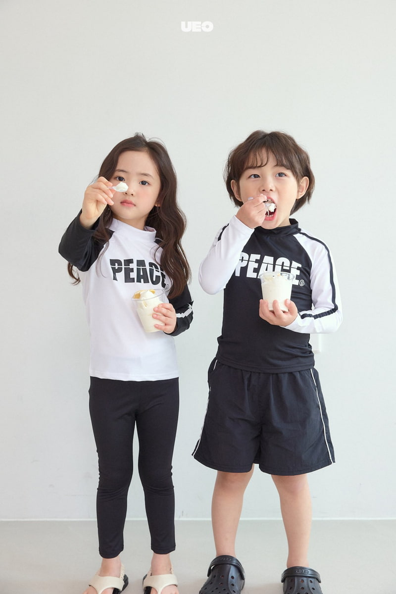 U Eo - Korean Children Fashion - #toddlerclothing - Aqua Leggings
