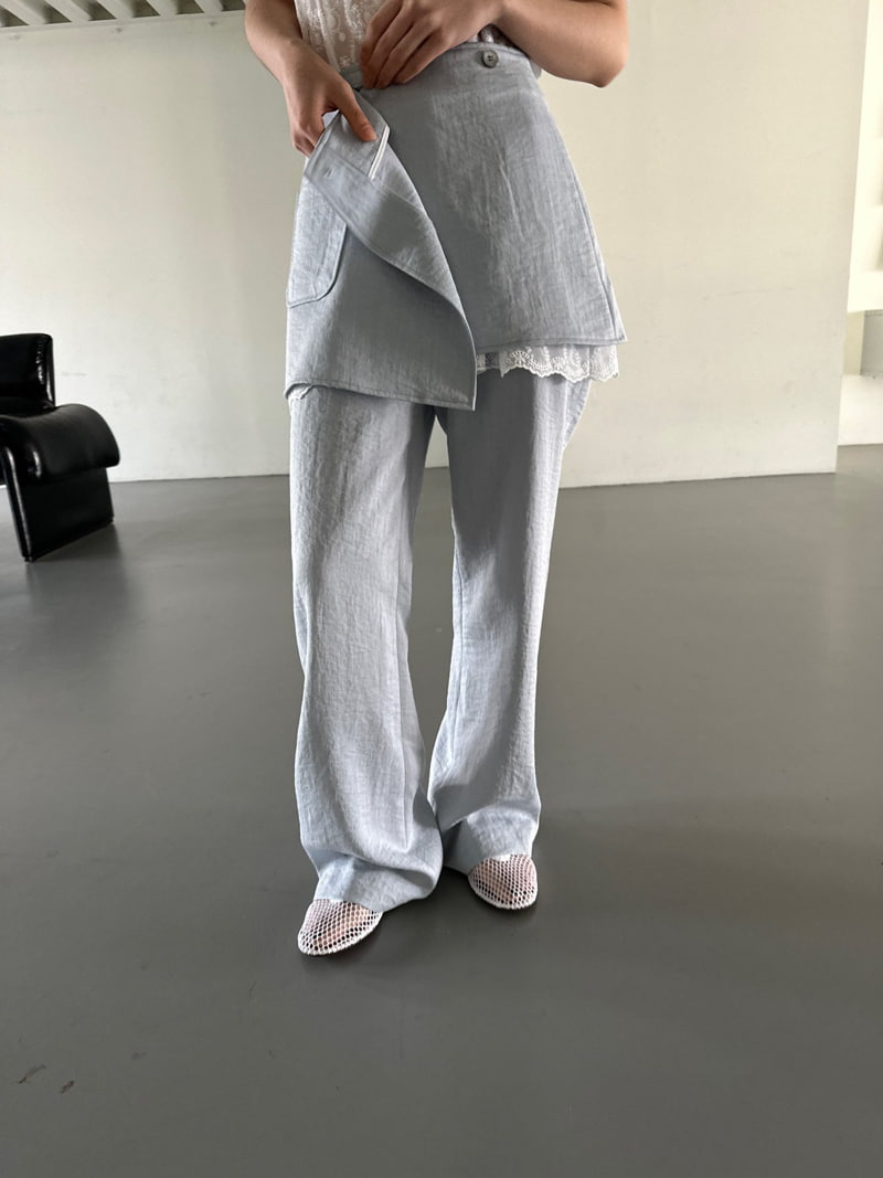 Unbound - Korean Women Fashion - #romanticstyle - Steady Pants Set - 5