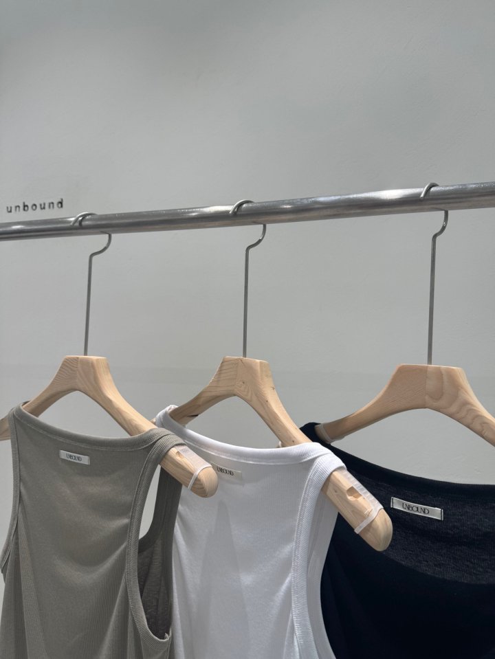 Unbound - Korean Women Fashion - #vintageinspired - Shell Sleeveless Tee - 3