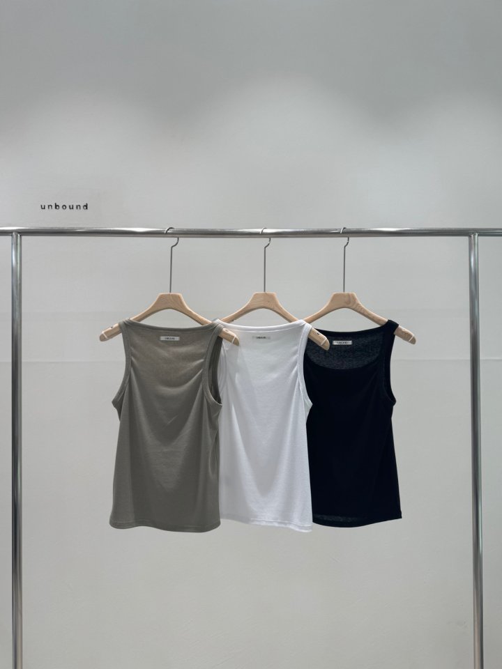 Unbound - Korean Women Fashion - #womensfashion - Shell Sleeveless Tee - 2