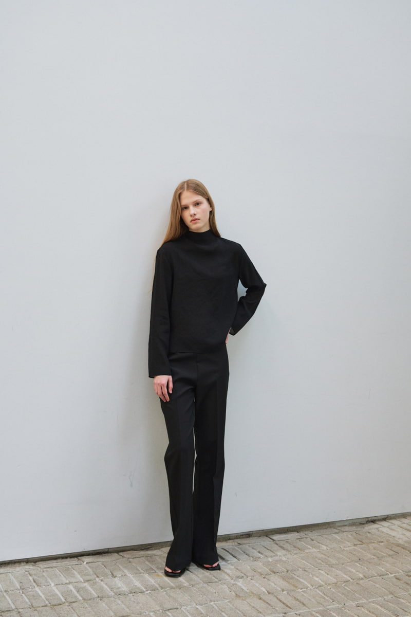 Understanding - Korean Women Fashion - #momslook - Through Half Turtleneck Blouse - 2