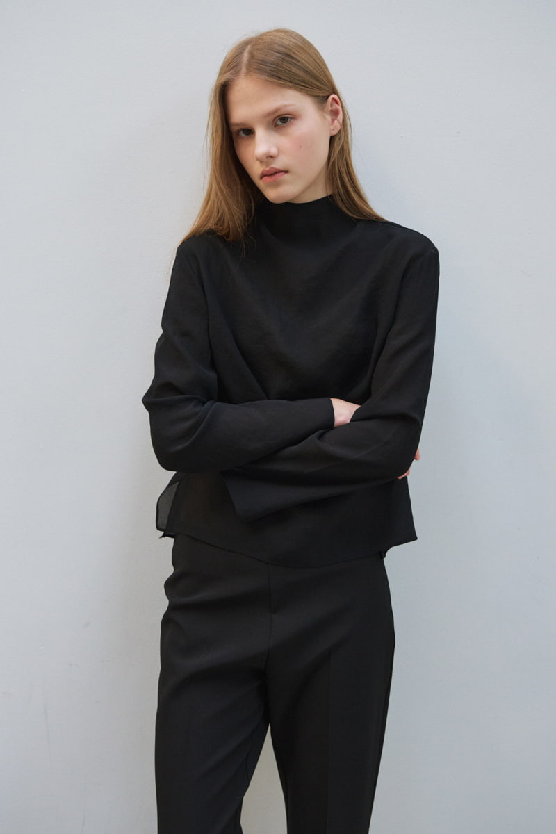 Understanding - Korean Women Fashion - #womensfashion - Through Half Turtleneck Blouse - 4
