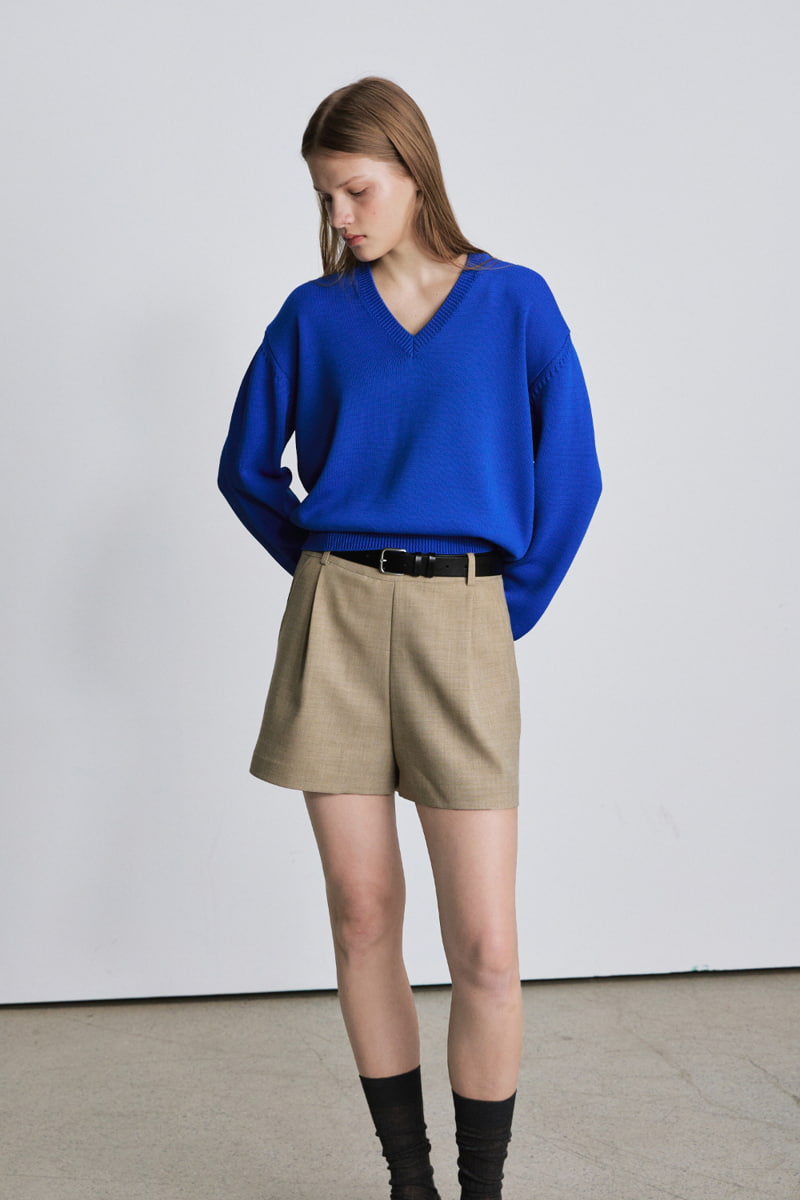 Understanding - Korean Women Fashion - #momslook - One Tuck Soft Half Pants - 5