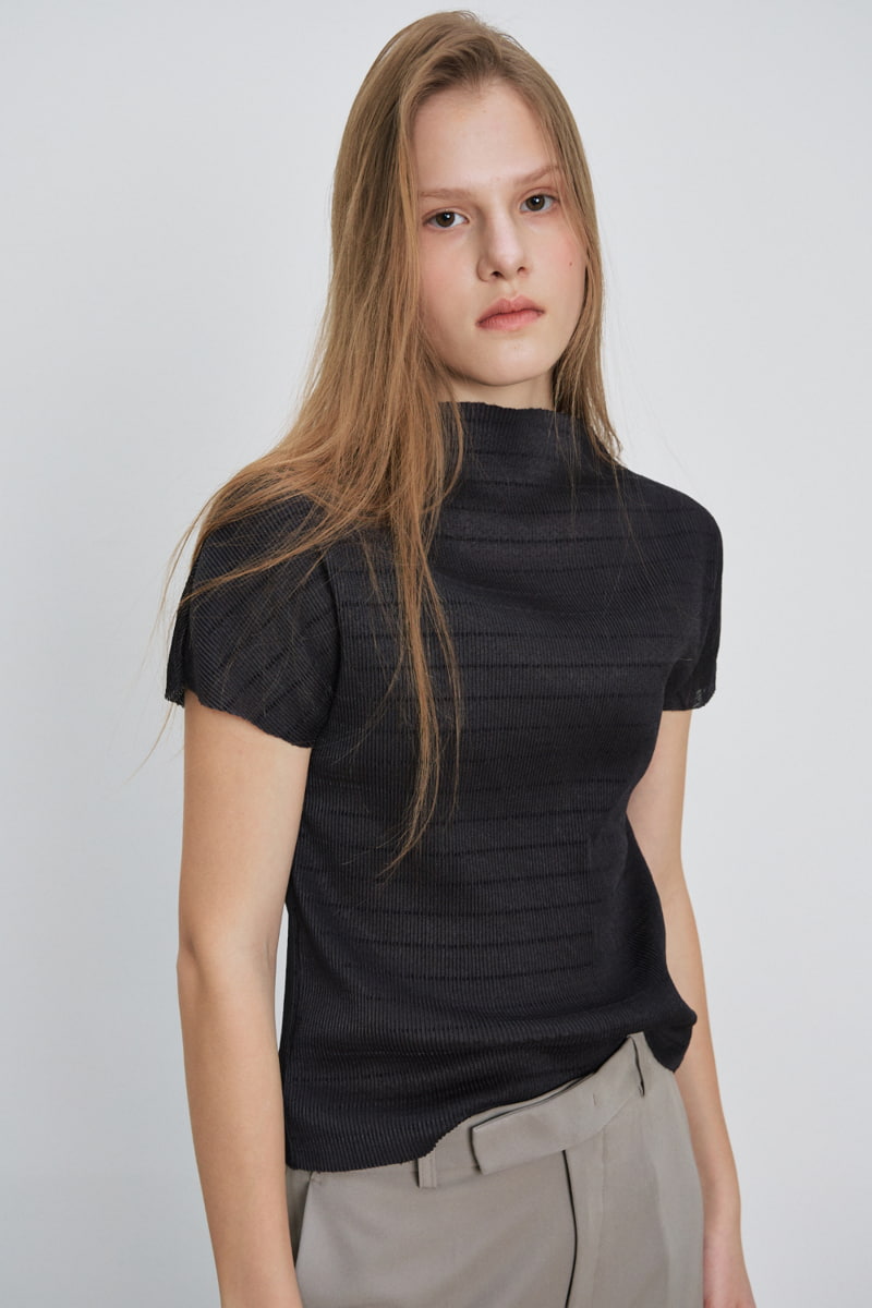 Understanding - Korean Women Fashion - #womensfashion - Stripe Pleats Tee - 4