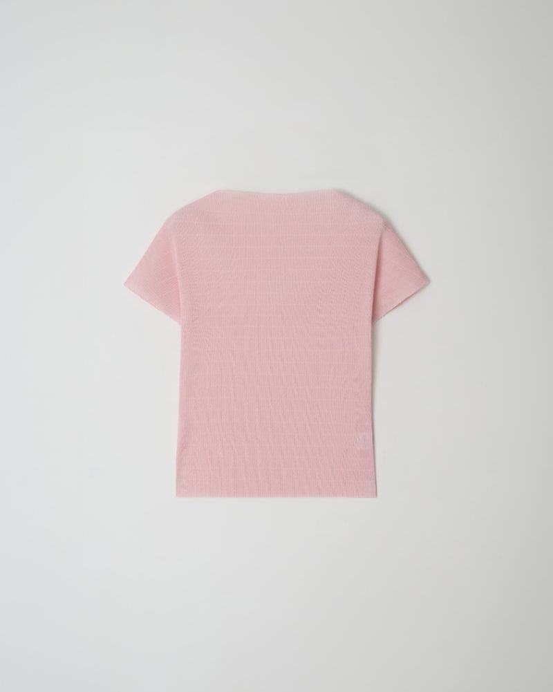Understanding - Korean Women Fashion - #momslook - Stripe Pleats Tee - 6