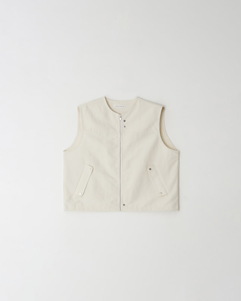 Understanding - Korean Women Fashion - #momslook - Point Snap Vest - 10