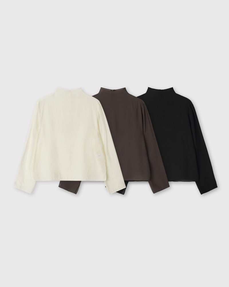 Understanding - Korean Women Fashion - #womensfashion - Through Half Turtleneck Blouse