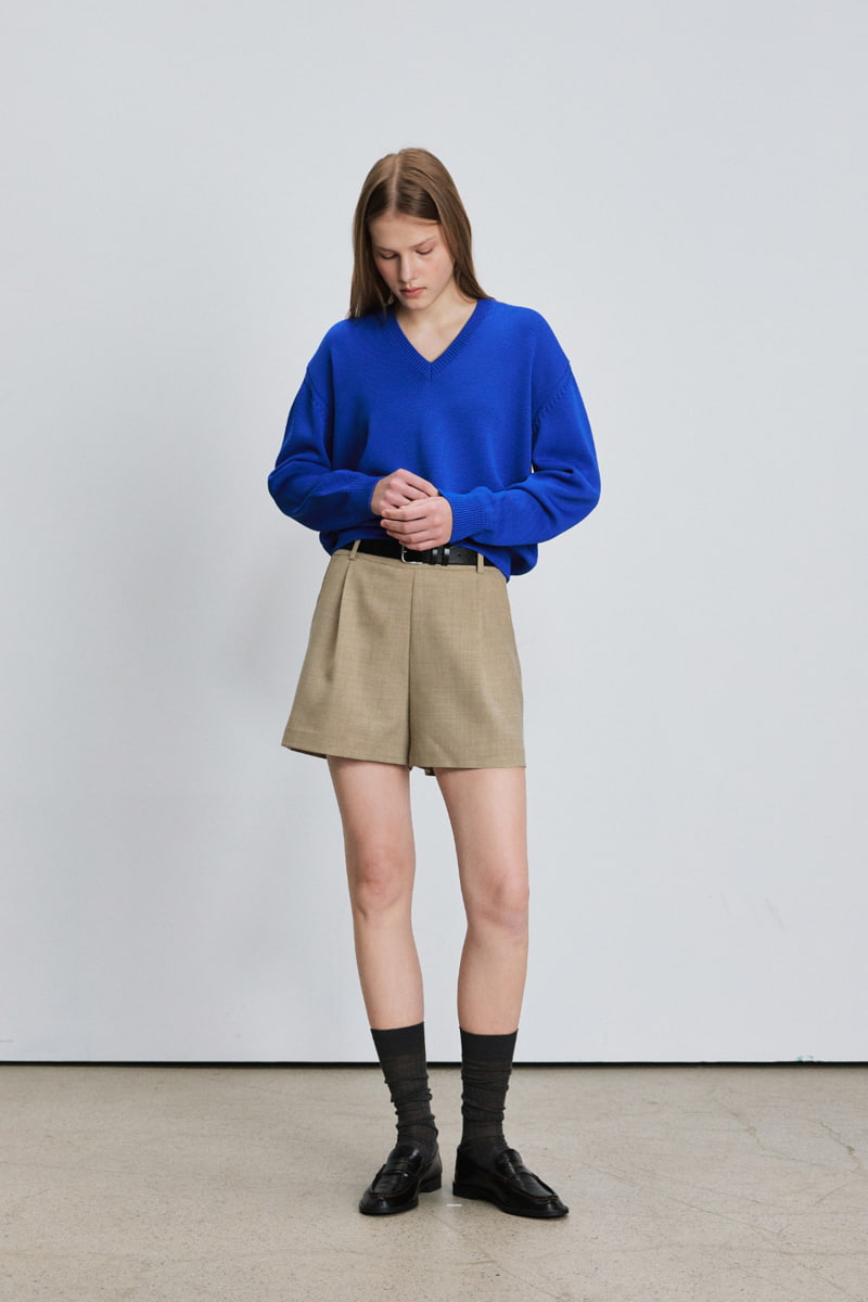 Understanding - Korean Women Fashion - #momslook - One Tuck Soft Half Pants - 4
